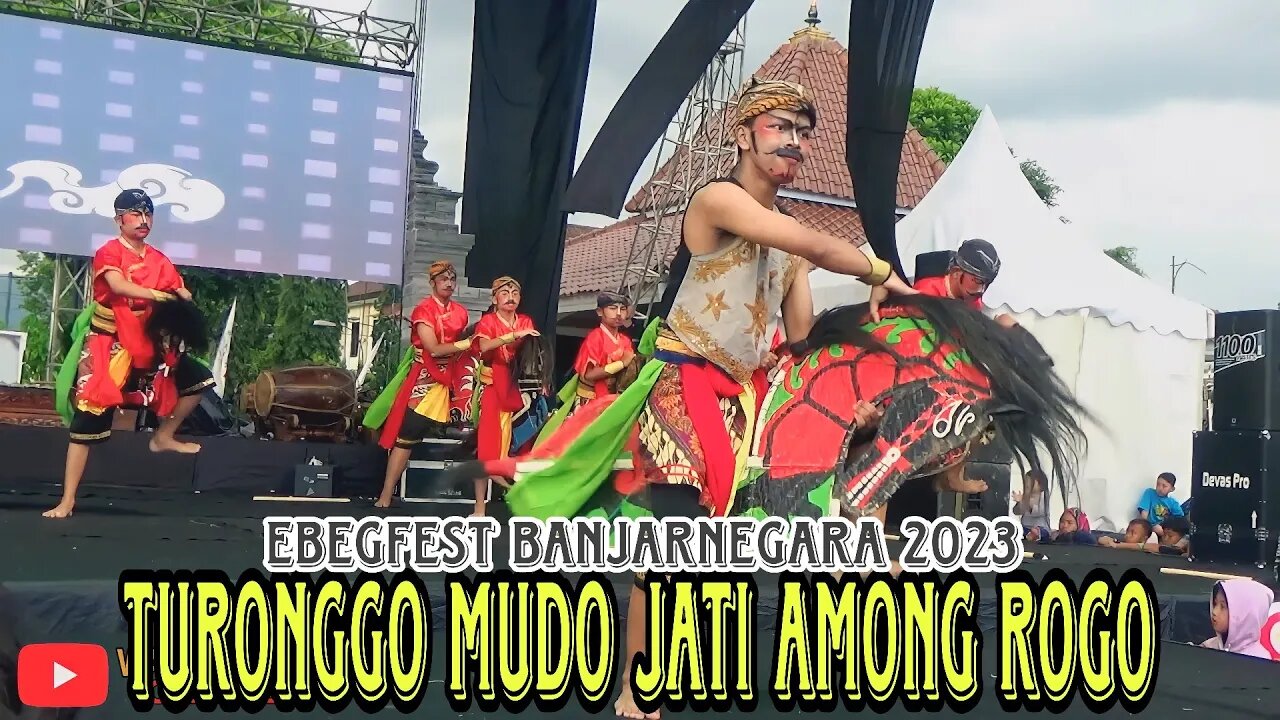 Tari Kreasi Ebeg TURONGGO MUDO JATI AMONG ROGO | EBEGFEST BANJARNEGARA 2023 | Alun-alun Banjarnegara