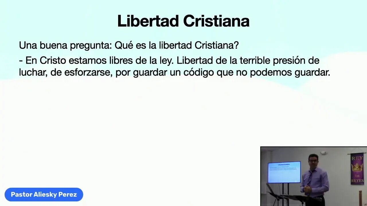 2023.08.20 - Escuela Dominical - Estudio de Galatas, Pte 12 - Pastor Aliesky Perez