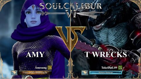 Amy (Amesang) VS T Wrecks (TakeDatL09) (SoulCalibur VI — Xbox Series X Casual)