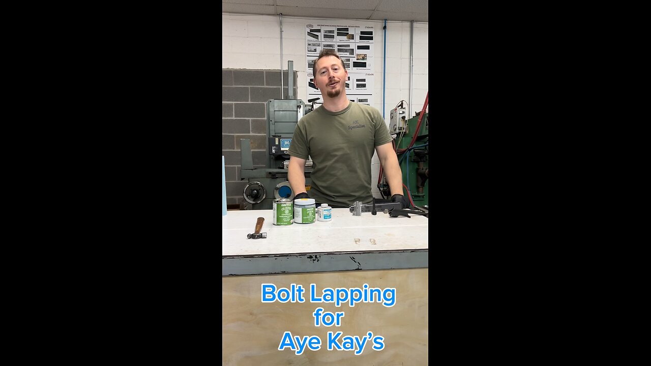 Bolt Lapping AK bolt and Trunnion Lugs