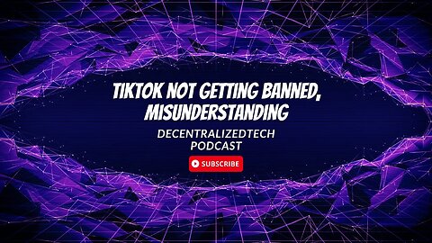 Podcast Ep. 32 Revise - TikTok ban not happening