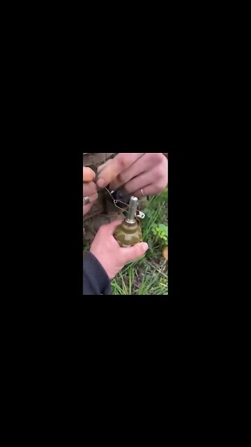 Ukrainian soldiers prepare booby traps to be placed in urban areas