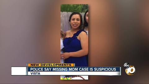 Police say missing mom case is suspicious