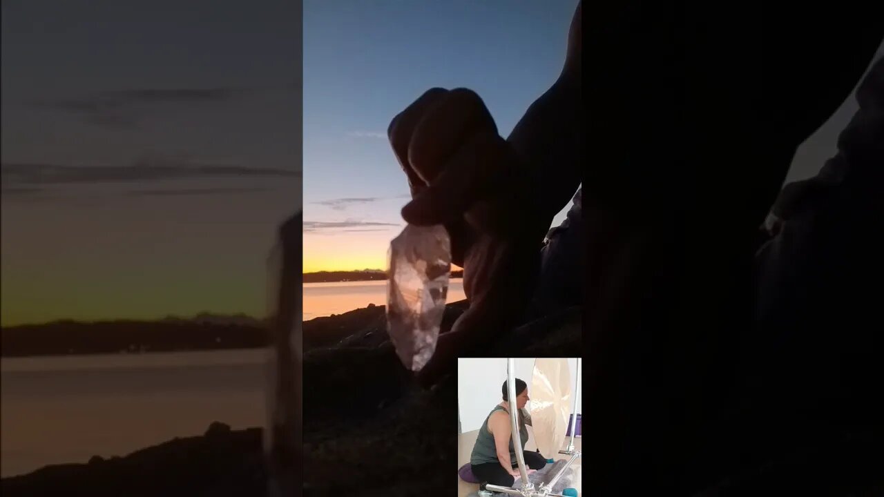 Using soft sun energy to charge piezoelectric pineal gland. Third eye activation. #meditation