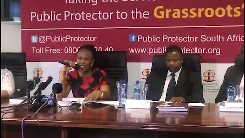 UPDATE 1 - Public Protector alarmed by extent of looting around Nelson Mandela funeral (GND)