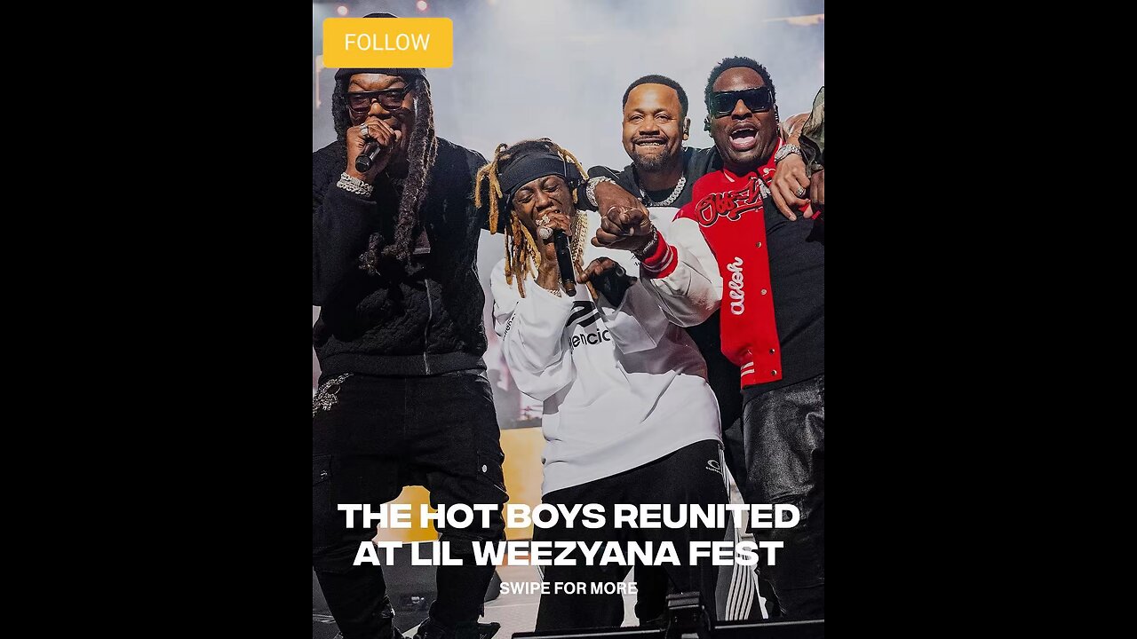 Lil Wayne, Birdman, B.G., Turk, Juvenile, and Mannie Fresh — reunited at Lil Weezyana Fest!