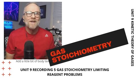 Unit 9 Gases Recording 5 Ideal Gas Law Equation