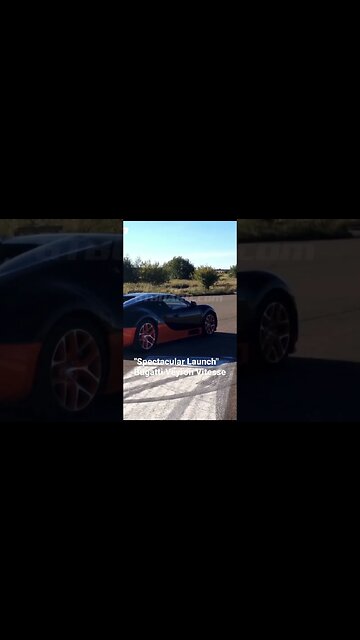 Spectacular Launch Bugatti Veyron Vitesse