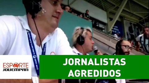 Jornalistas são AGREDIDOS por palmeirenses no Allianz Parque!