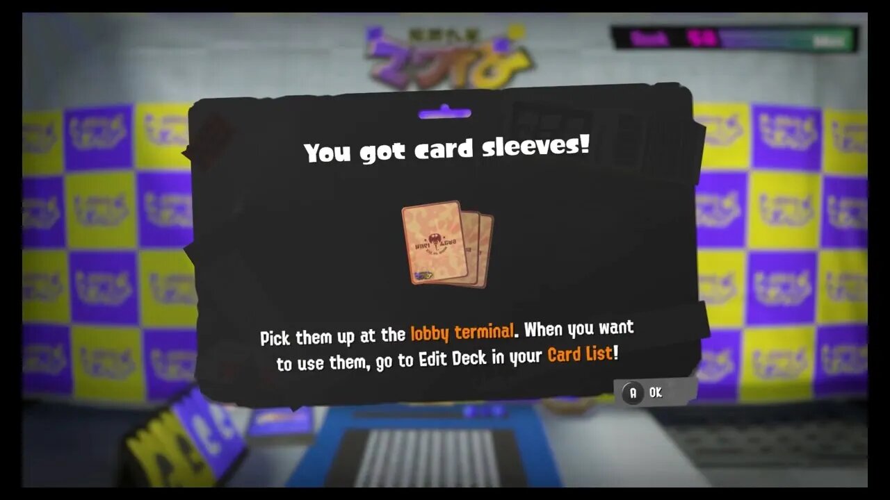 Splatoon 3 - Tableturf Battle - Shelly's Card Sleeve (All Card Sleeves Unlocked!)