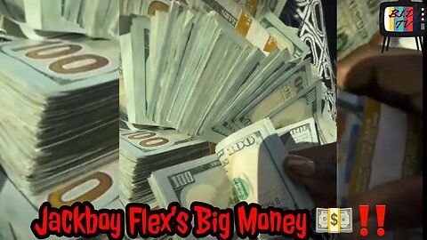 @1804 Jackboy flexes big money racks 💵. #bidtv #jackboy