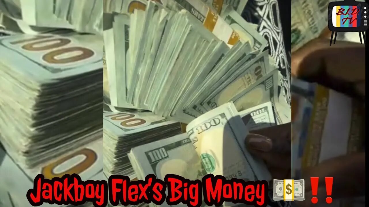 @1804 Jackboy flexes big money racks 💵. #bidtv #jackboy
