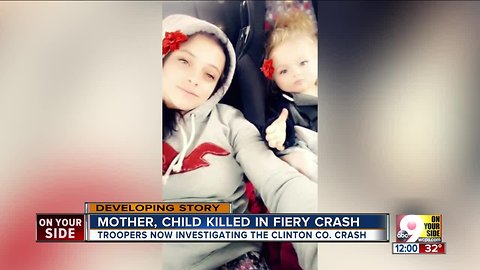 Mother and 14-month-old killed in crash