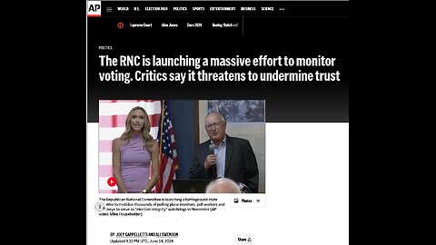 RNC launches massive effort to monitor voting. Critics say it threatens to undermine trust