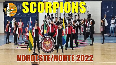 BANDA DE PERCUSSÃO SCORPIONS 2022 NA COPA NORDESTE NORTE DE BANDAS E FANFARRAS 2022