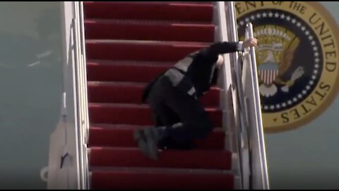 WATCH: Joe Biden Battles Stairs, Loses Badly