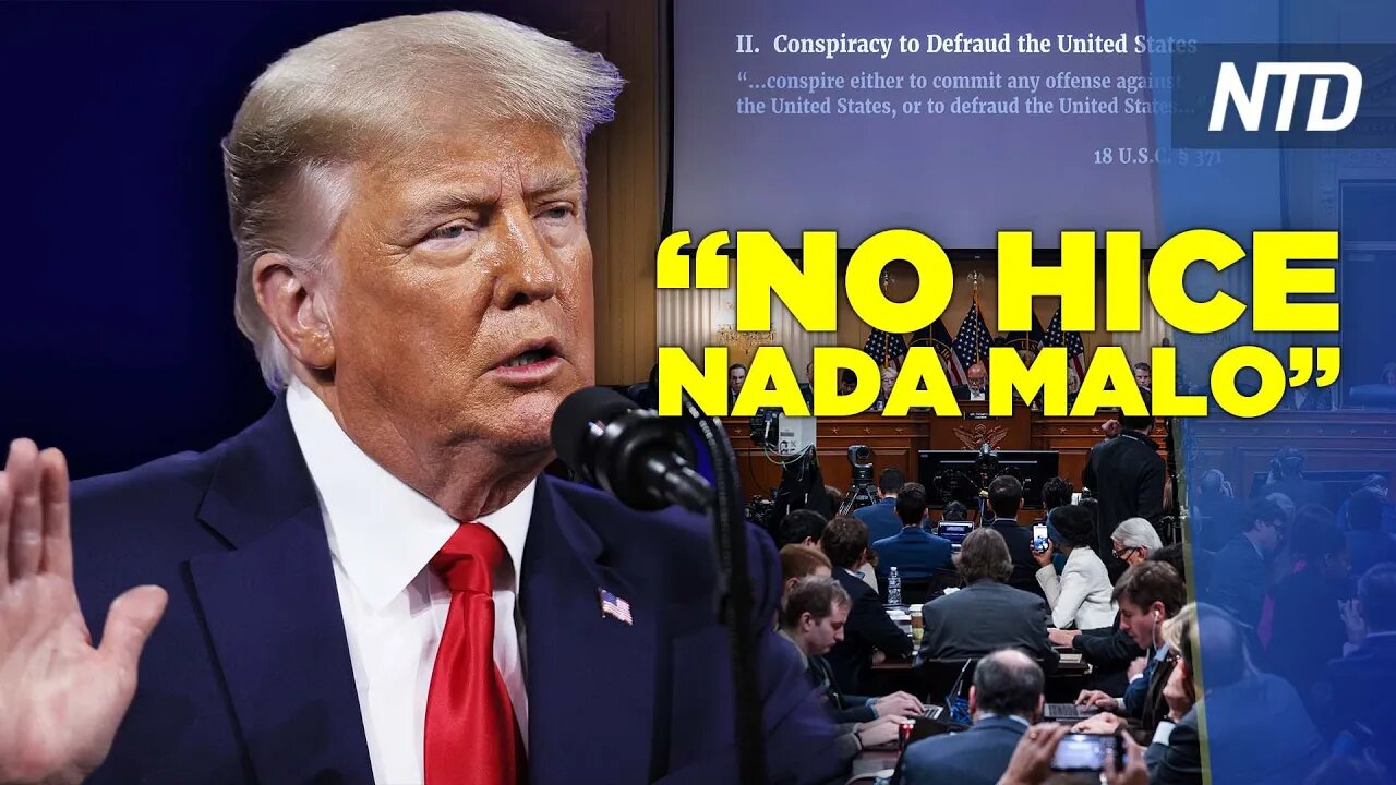 NTD Noche [29 dic] Comité 6 enero retira citación a Trump; Recuento: Mayes venció a Hamadeh