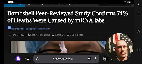 "Bombshell study" 74% of deaths caused by mRNA jabs.