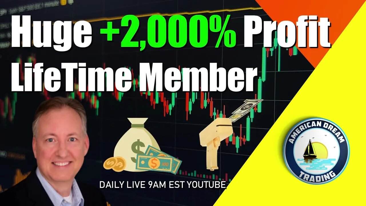 Huge +2,000% Profit Lifetime Member Stock Market Success