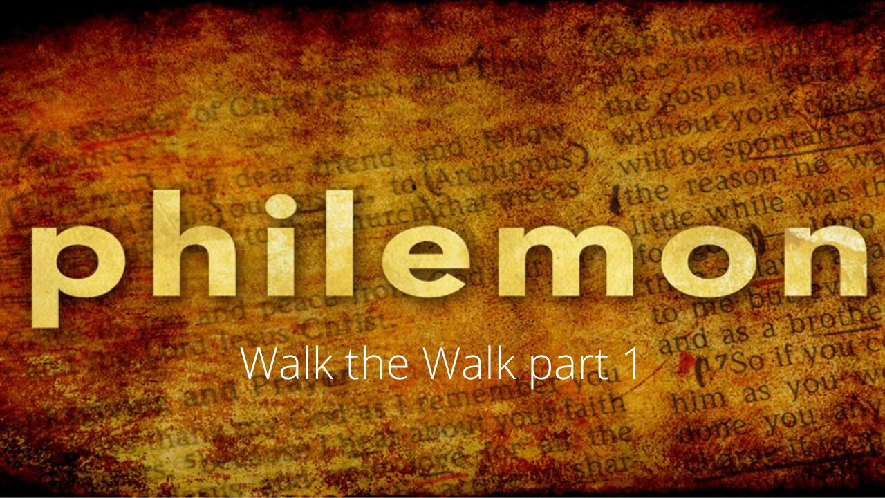 Philemon - Walk the Walk part 1