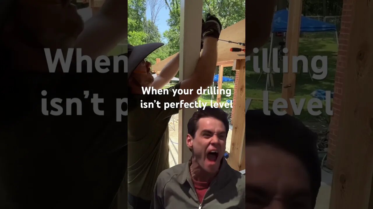 Does it actually matter?…yes it does lol #shorts #construction #pergola