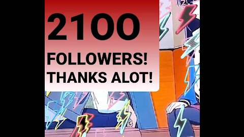 Thank you for following! I have 2100 followers