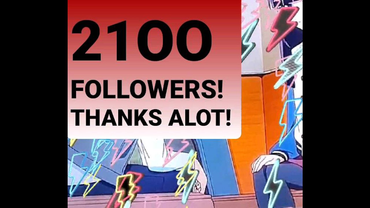 Thank you for following! I have 2100 followers