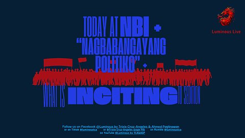 Today at NBI, "Nagbabangayang Polotiko", What is Inciting to Sed*tion