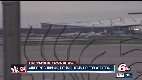 Items up for bid at Indianapolis airport unclaimed and surplus items auction