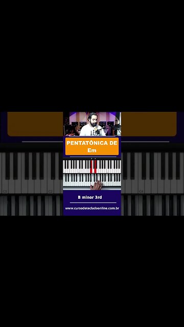 Pentatônica de Em no Teclado