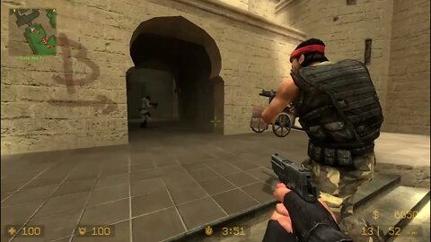 Counter Strike Source Dust 2 Bots #41 Only SMGs