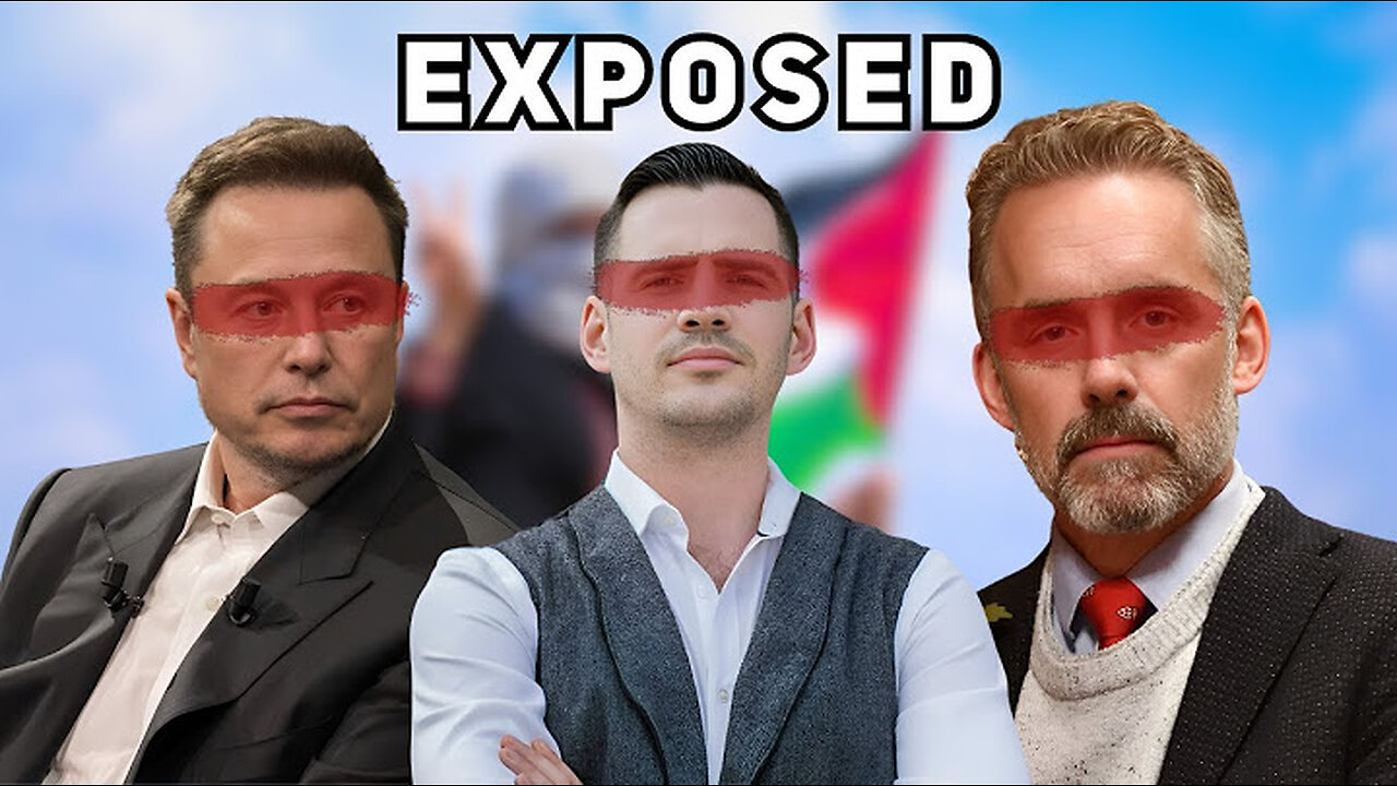 3 Israeli Puppets Finally EXPOSED to the World! Jordan Peterson, Elon Musk, Craig Considine