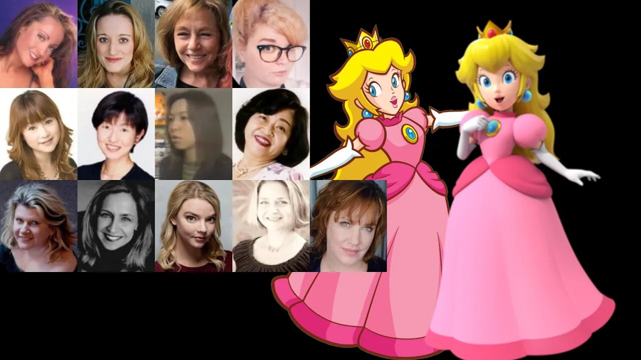 Video Game Voice Comparison- Princess Peach (Super Mario)