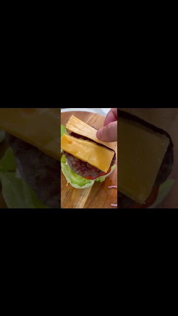 Sums it up 🍔🍔🍔 - #keto #lettucewrapped #lowcarb #lowcarbrecipes #Shorts