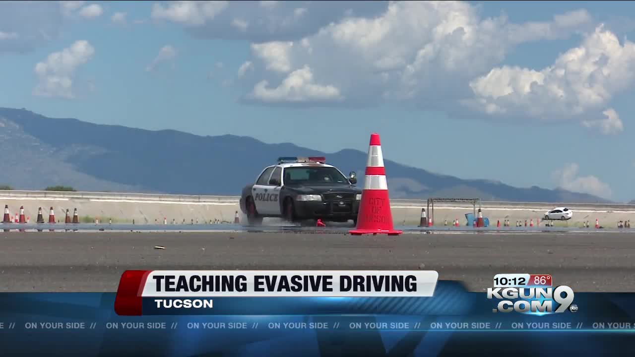 Teens taught evasive driving with hands-on course