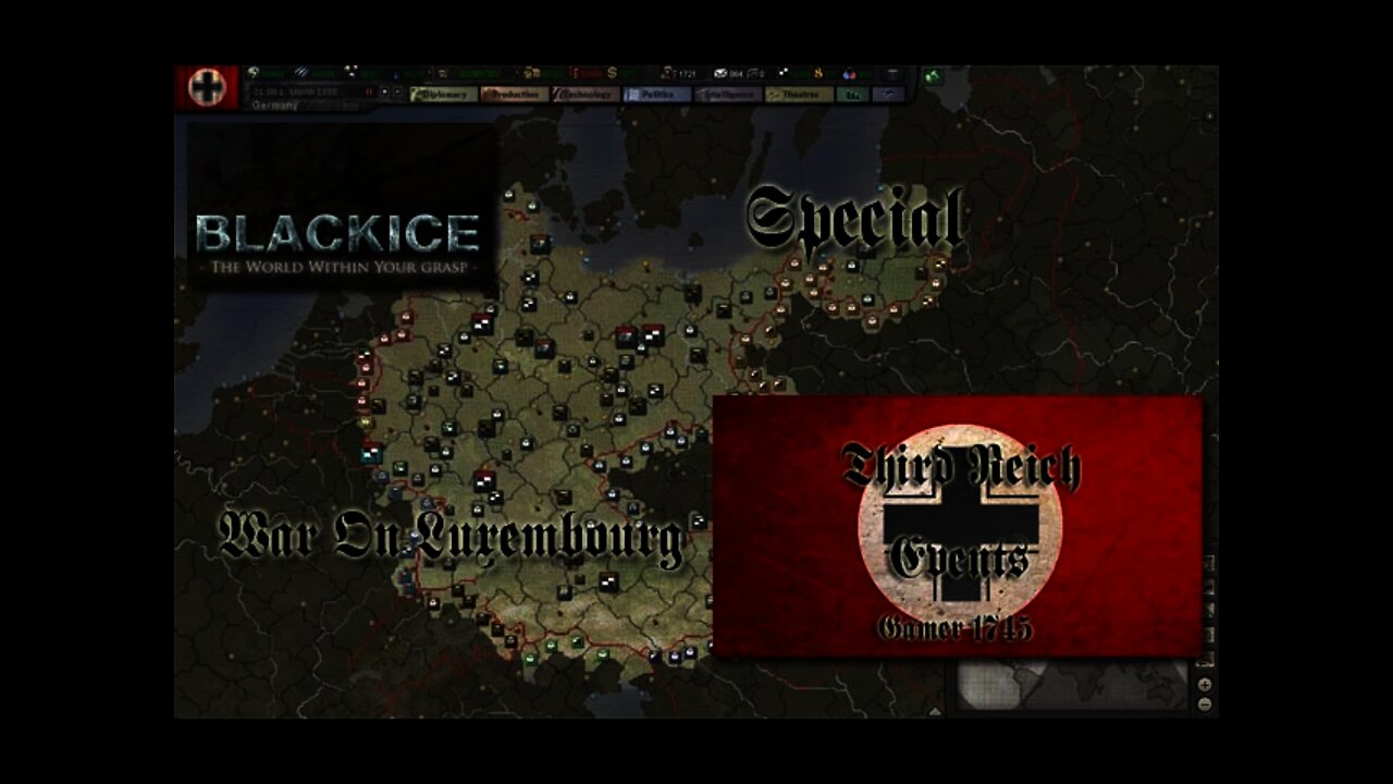 Let's Play Hearts of Iron 3: TFH w/BlackICE & Third Reich Events Special (Germany)