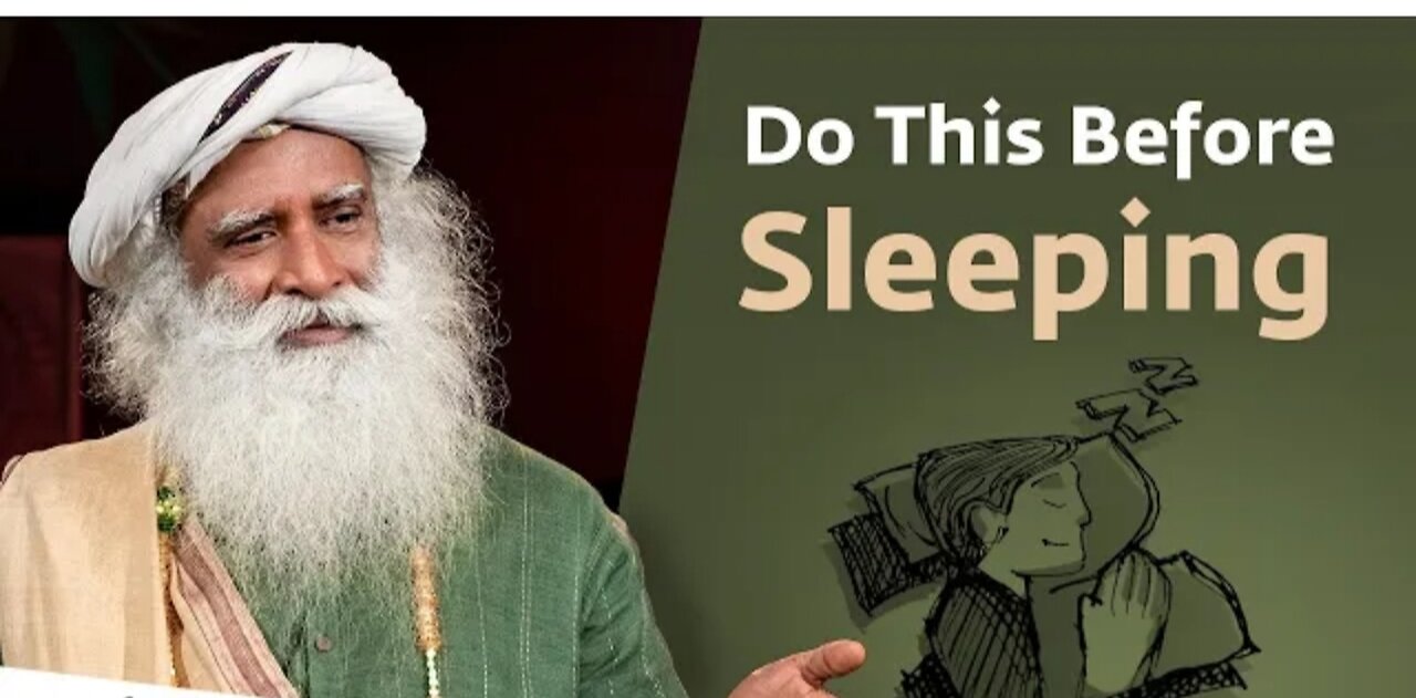 Do this before sleep every day