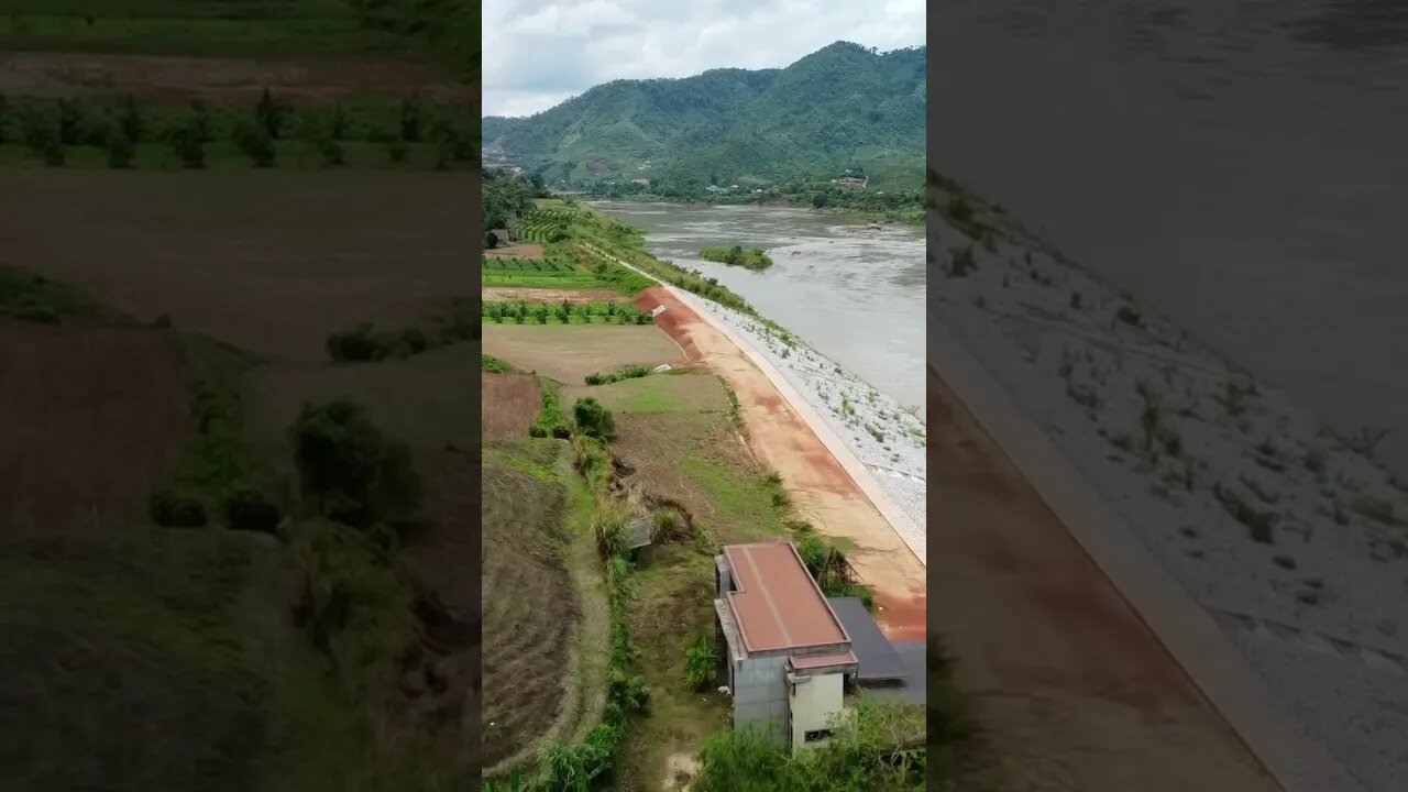 Drone Over The Mekong River 🇹🇭