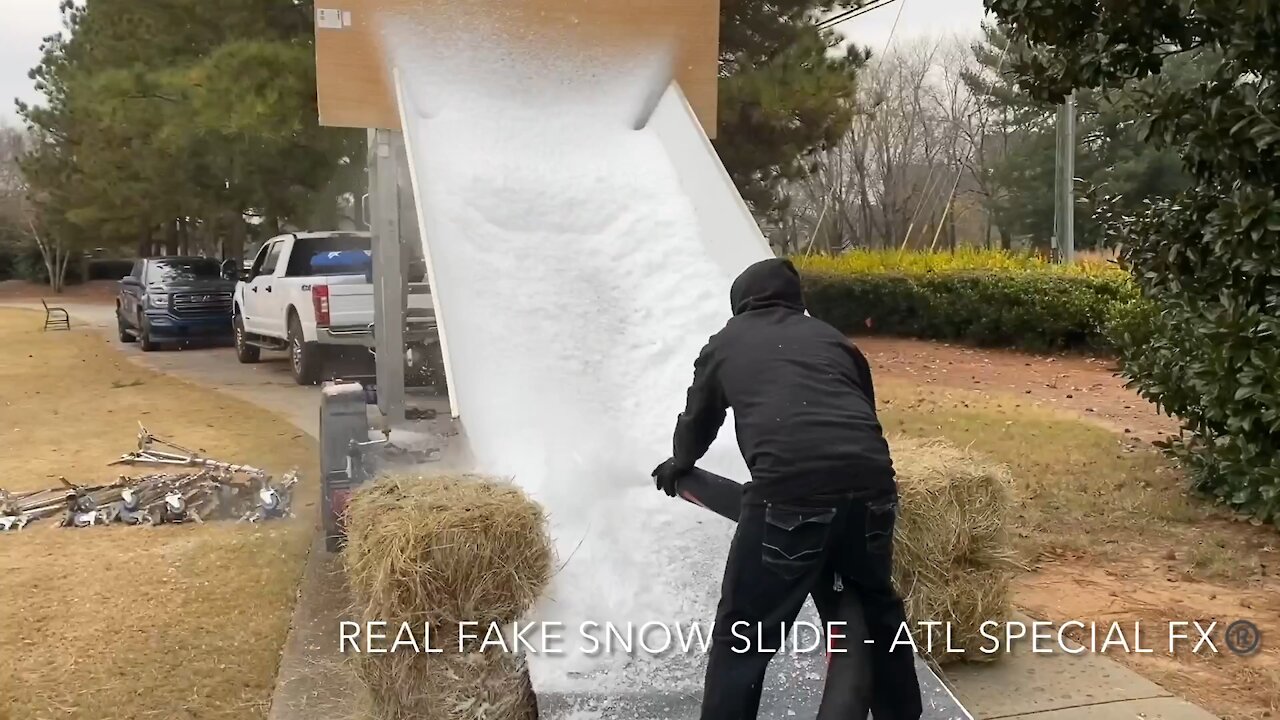 Rent Real Fake Snow Mini Tube Slide by ATL SPECIAL FX