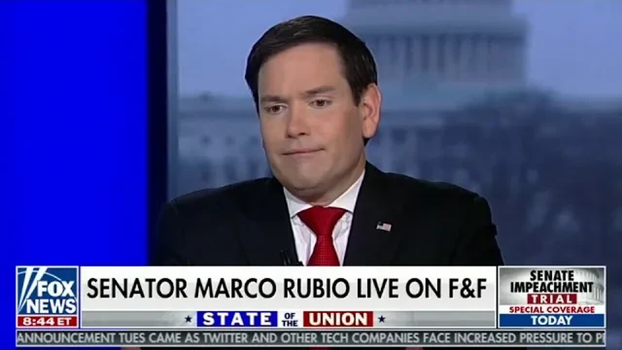 Sen. Rubio with Fox and Friends to Discuss the State of the Union, Venezuela, and Impeachment Trial