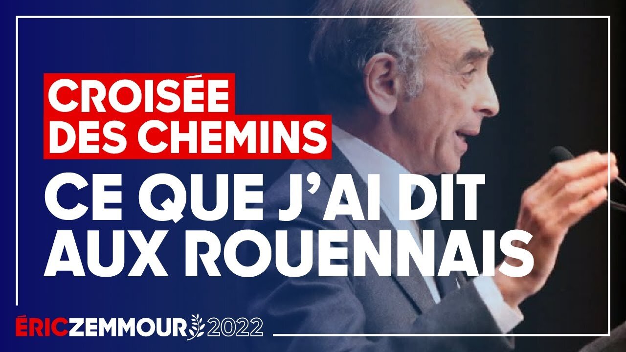 Eric Zemmour en conférence à Rouen