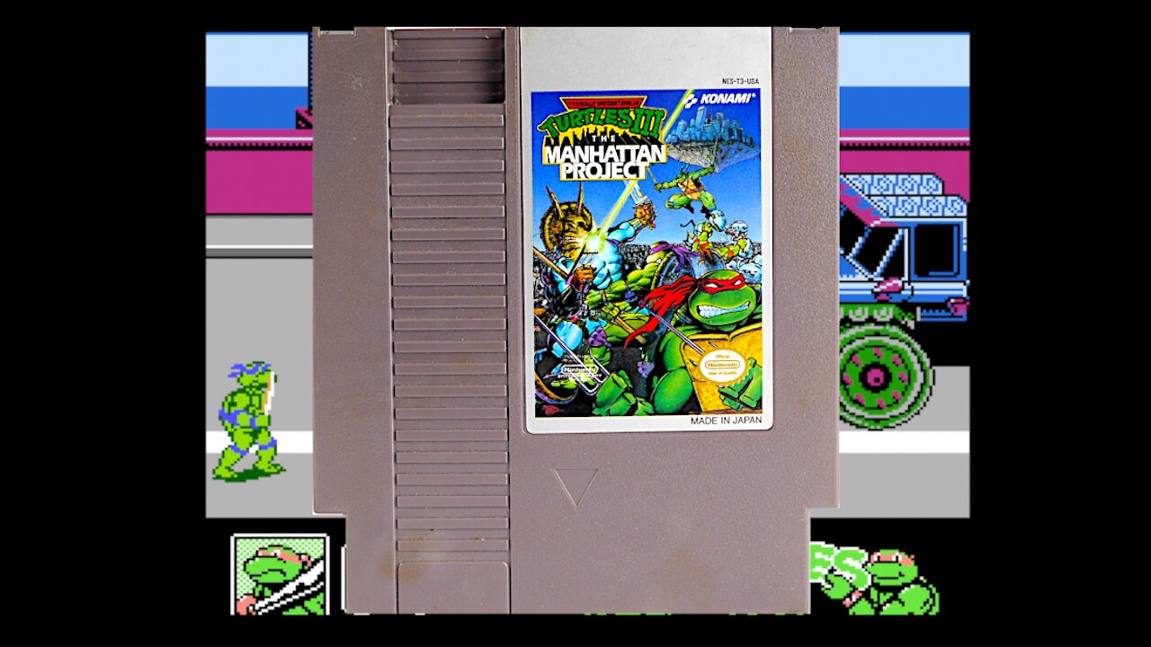 Nes - TMNT - The Manhattan Project (All Boss Fights + Ending)