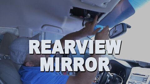 Homelink Rear view Mirror Upgrade Removal and Replacement - 2010 Subaru Outback