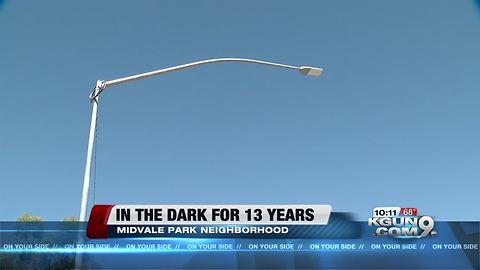 Midvale residents still in the dark, city says street lights will be turned on mid-April