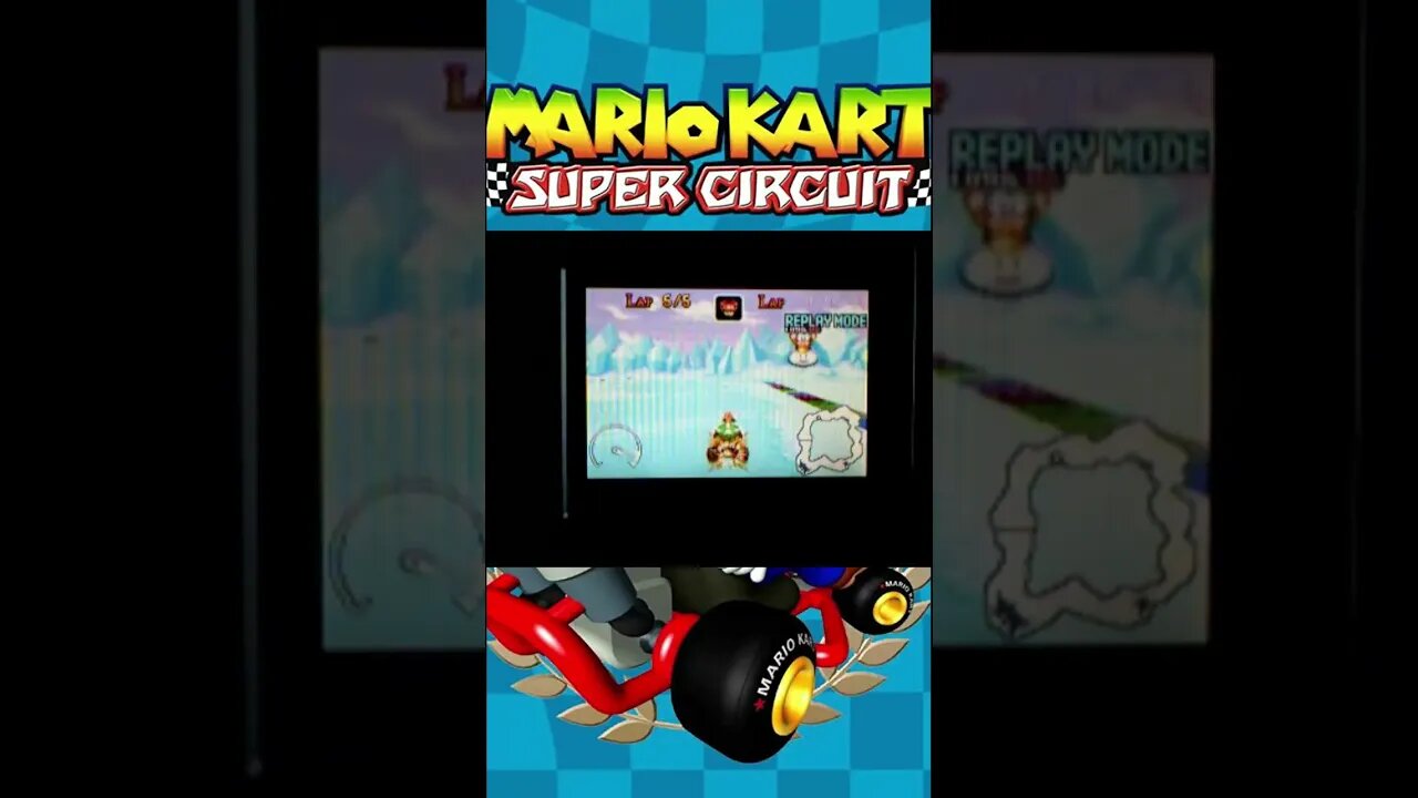 Mario Kart Super Circuit - SNES Vanilla Lake 1 - 5.60 1-Lap