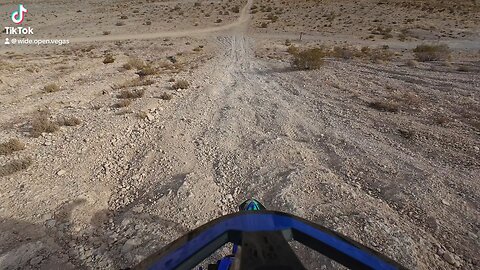 Slippery rocks on the downhill