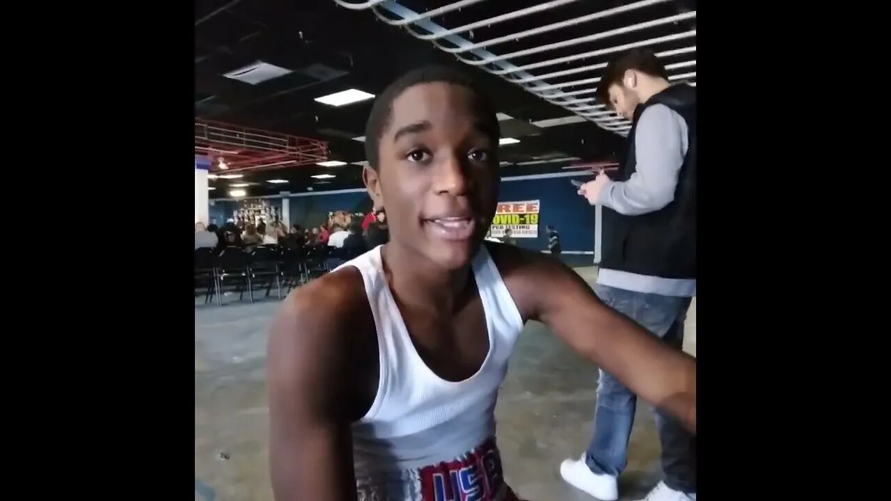 Desmond Ray Pre Fight Interview at the 2022 Houston Junior Golven Gloves!