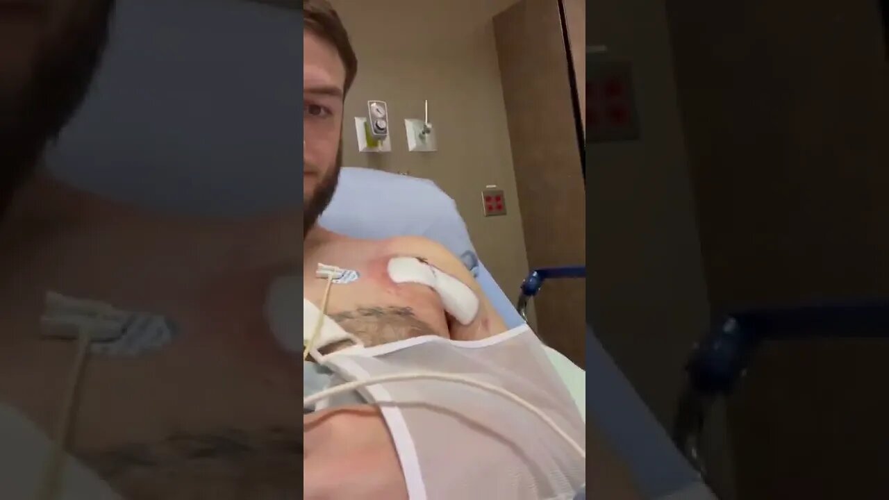 Right After I Woke Up From Pec Tear Surgery