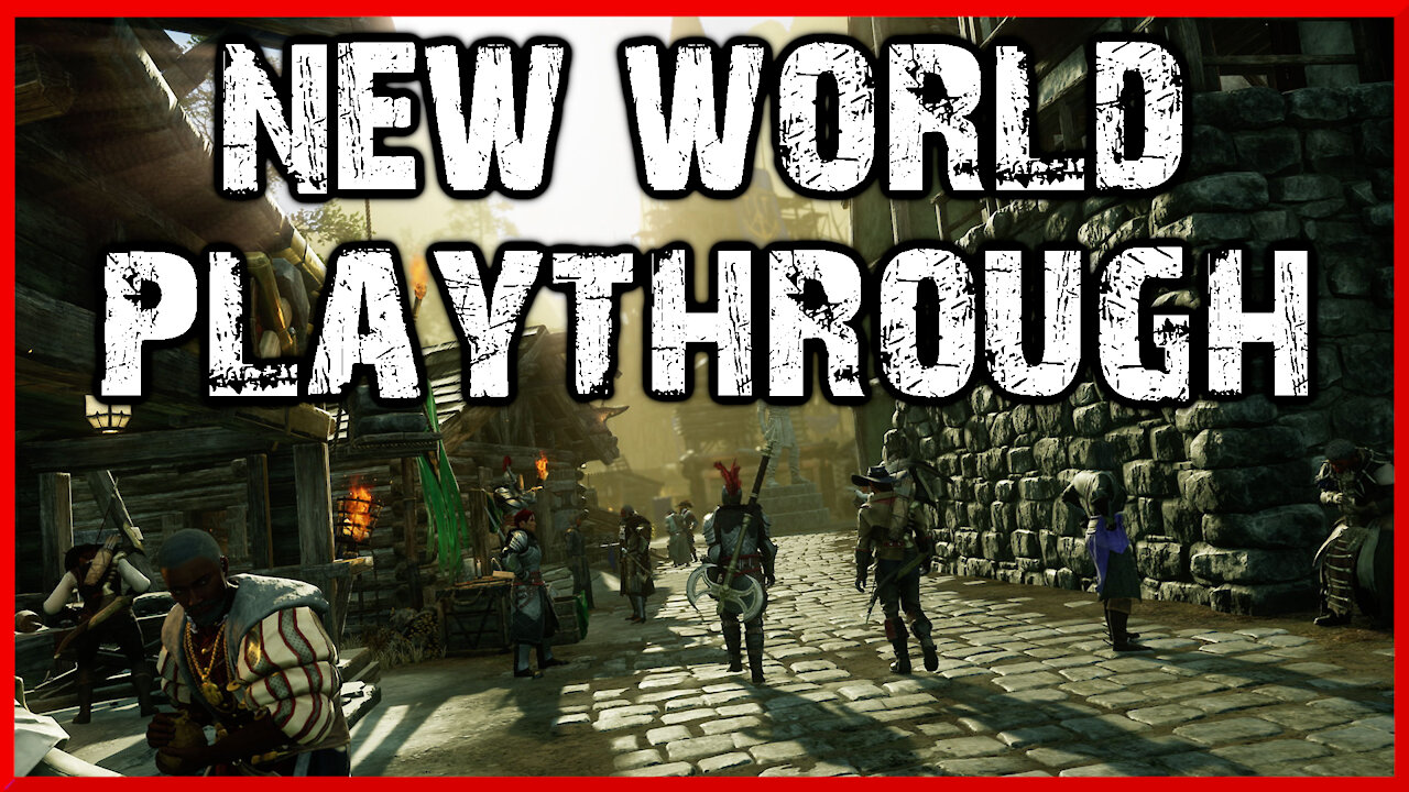 New World Let's Play Ep 2! Post Launch Gameplay New World Playthrough