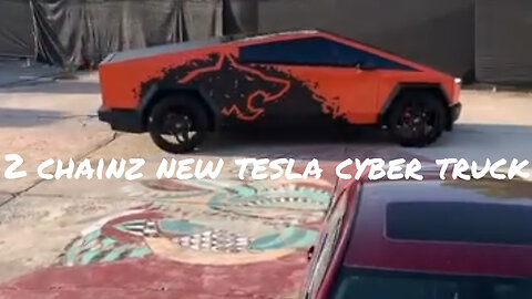 2 Chainz shows off his new Tesla Cybertruck